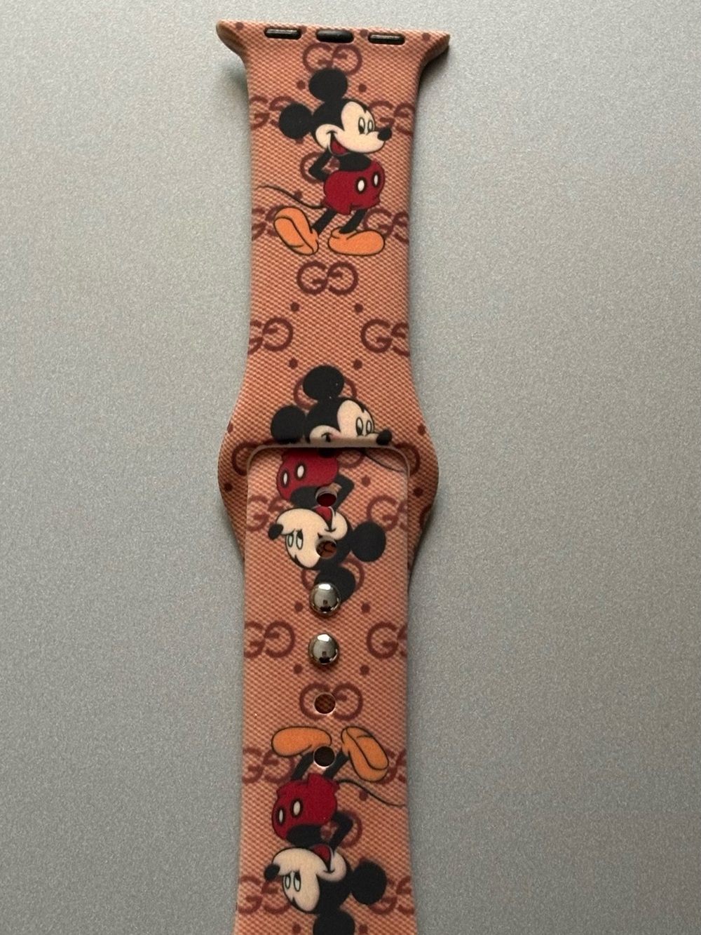 Disney Designer Brown Mickey Mouse Watch Band - Designer Style